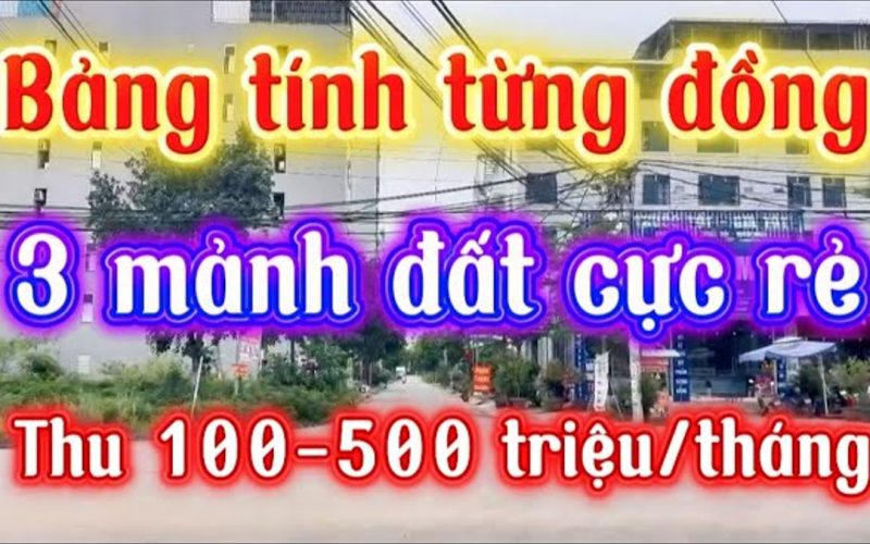 Ba phương án dòng tiền từ đất Hòa Lạc: 100, 200 và 400–500 triệu mỗi tháng