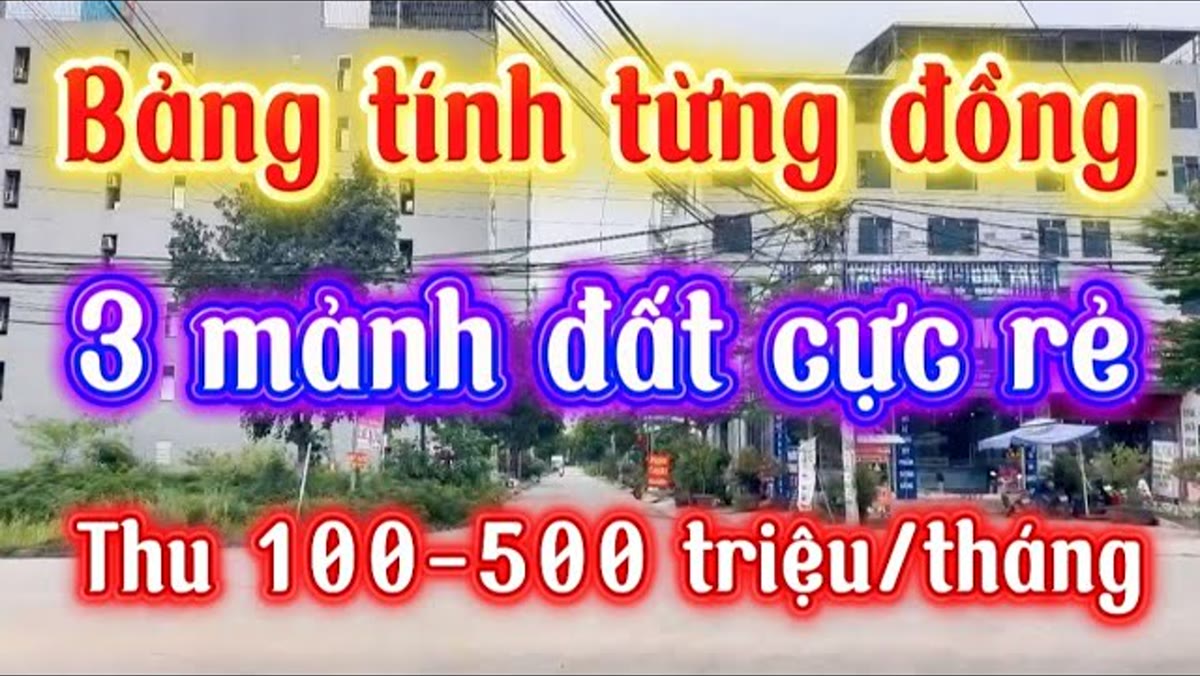 Ba phương án dòng tiền từ đất Hòa Lạc: 100, 200 và 400–500 triệu mỗi tháng