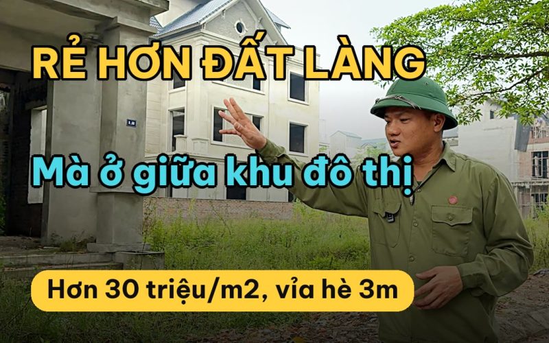 Bán đất Hòa Lạc giá rẻ không tưởng: 280 m² giữa khu đô thị Thiên Mã, hơn 30 triệu/m², giáp trục Tây Hồ – Ba Vì sắp mở
