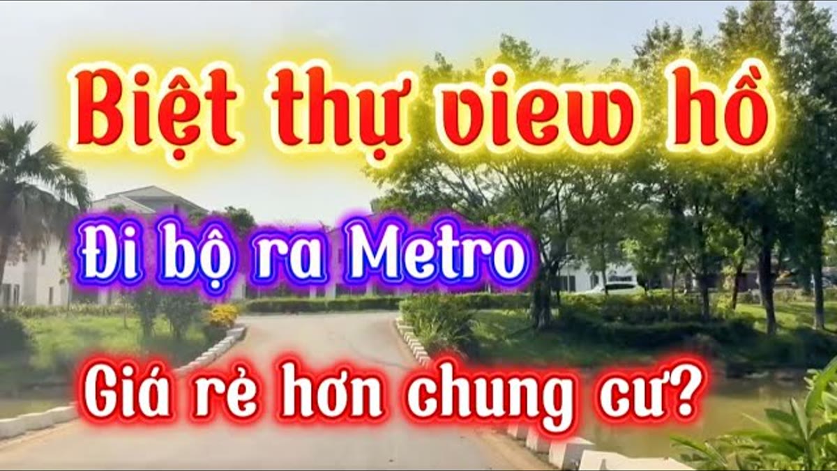 Biệt thự 555 m² view hồ, xây 324 m² còn lại là vườn, hơn 60 triệu/m²