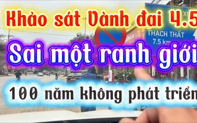 Cùng gần Vành đai 4.5 mà hai mảnh khác số phận: câu hỏi về ranh giới quy hoạch