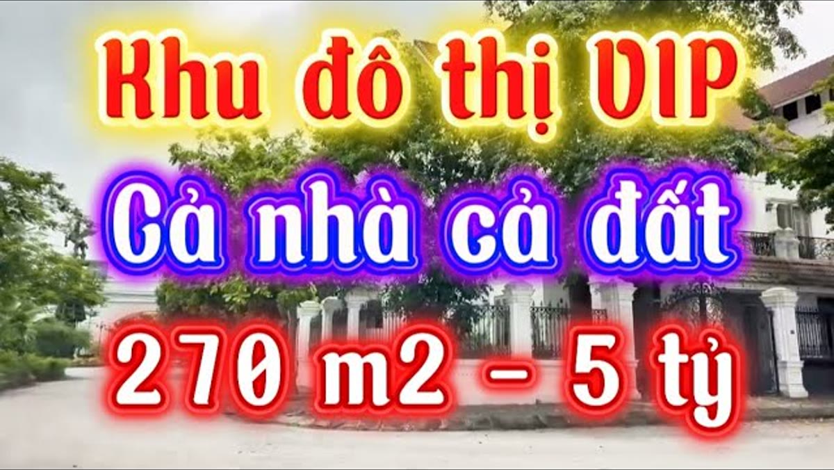 Cùng hơn 5 tỷ: mua đất trống hay mua cả nhà cả đất trong khu đô thị