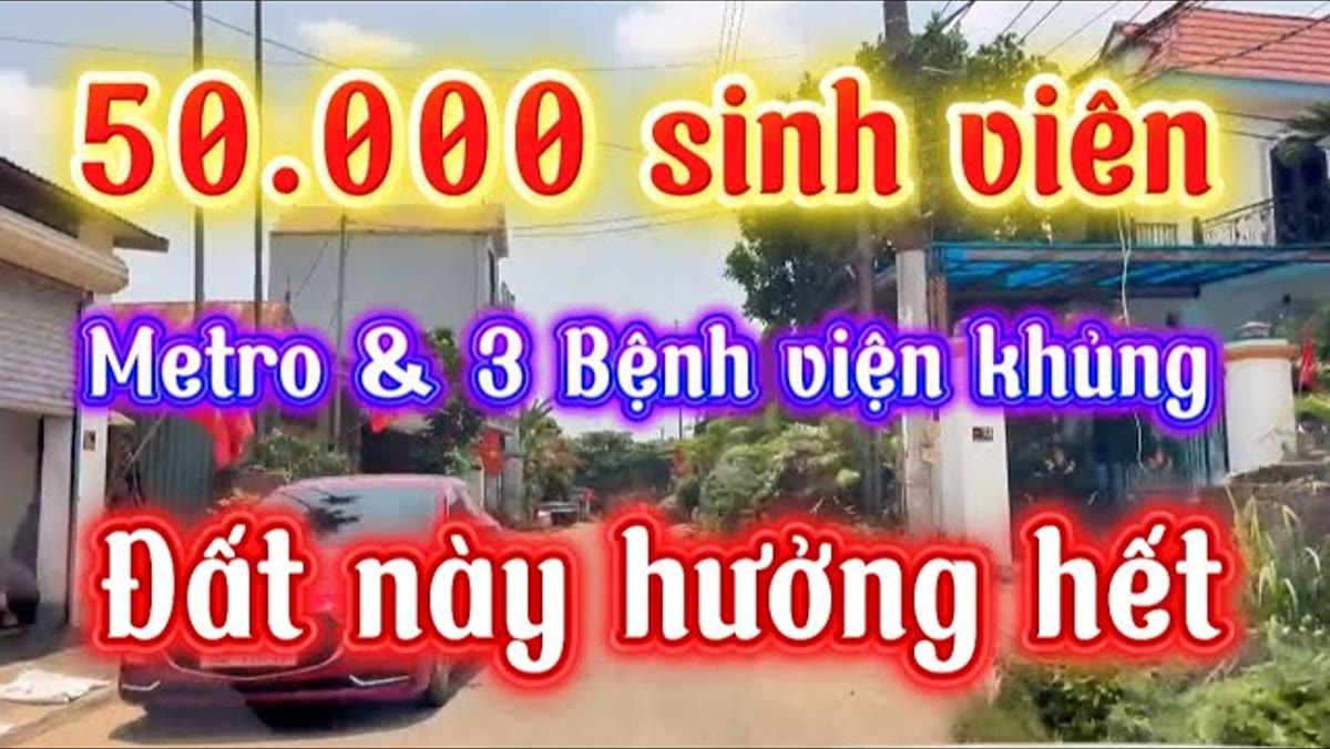 Đất mặt đường trục chính trước cổng hai đại học, giá ngang một căn chung cư