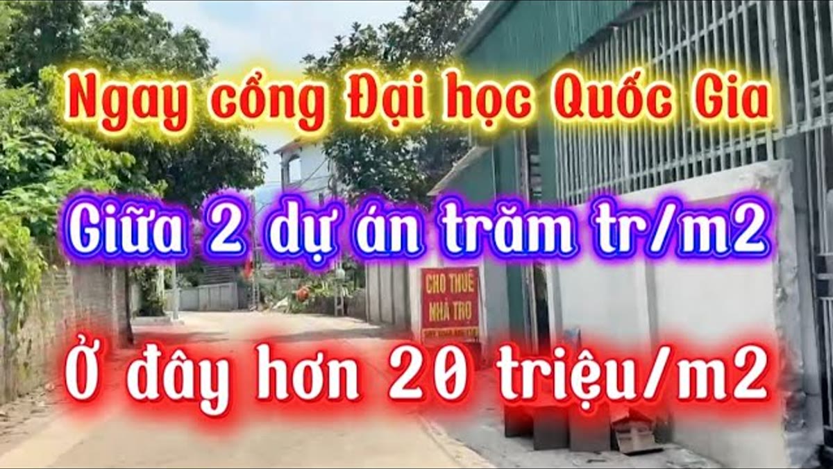 Đồng Chằm hơn 20 triệu/m² giữa vùng 65–165 triệu: rẻ vì cái gì