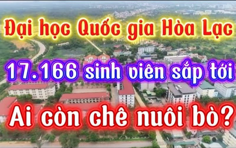 Flycam toàn cảnh Hòa Lạc: thành phố đại học đã hình thành đến đâu