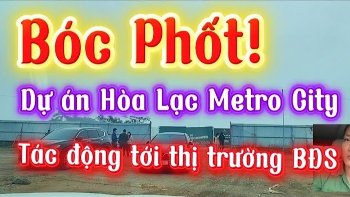 Hòa Lạc Metro City kéo giá cả vùng: đất sát hàng rào chỉ bằng một phần ba