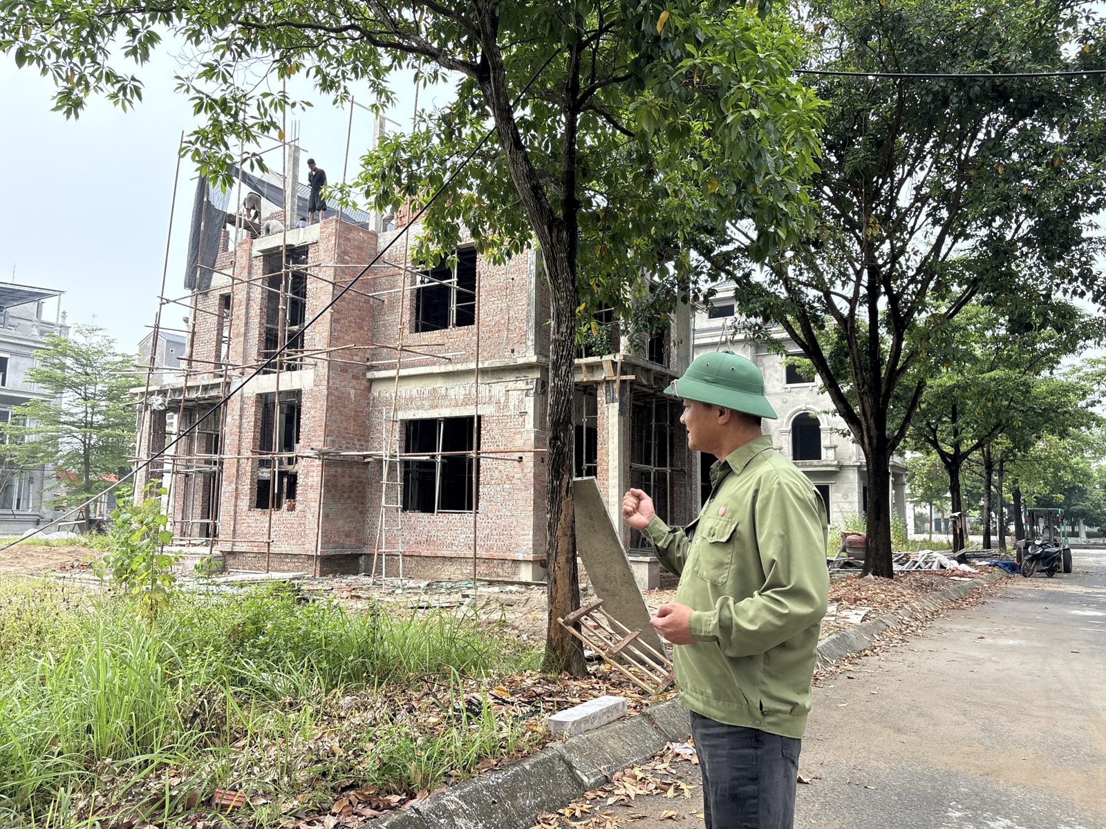 Khu đô thị Thiên Mã Hòa Lạc, biệt thự và nhà phố đang xây thô, Đức Lính nhà đất khảo sát 09/2026
