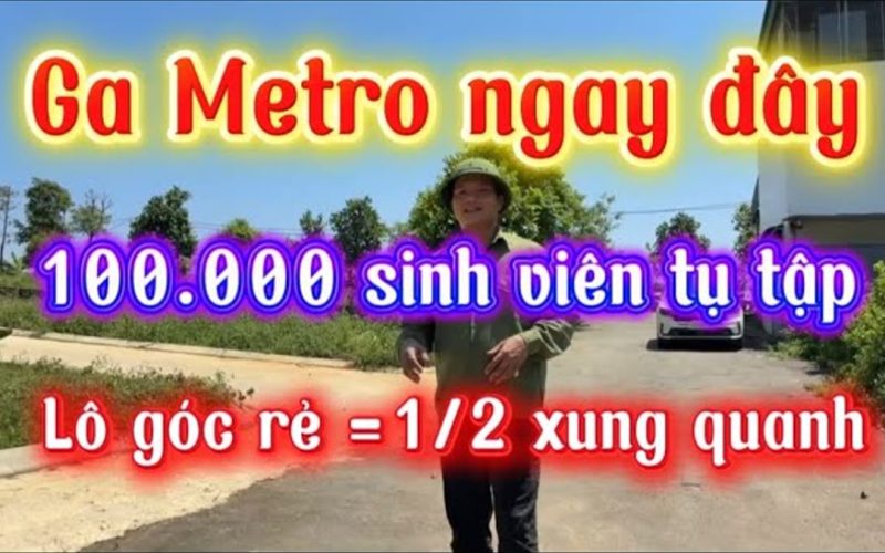 Lô góc 186 m² full thổ cư ở lõi đô thị, tính ra rẻ hơn nhà ở xã hội