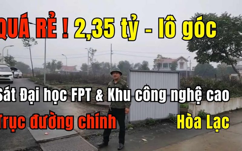 Lô góc 66,4m2 trên đường H1: vì sao lô góc đáng giá hơn