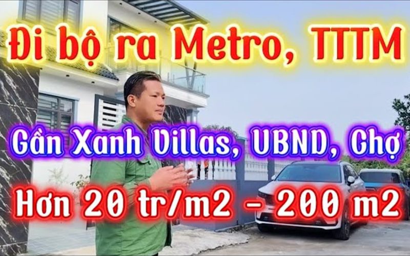 Mua đất cạnh khu Xanh Villas và Làng Châu Âu thì được gì, không được gì