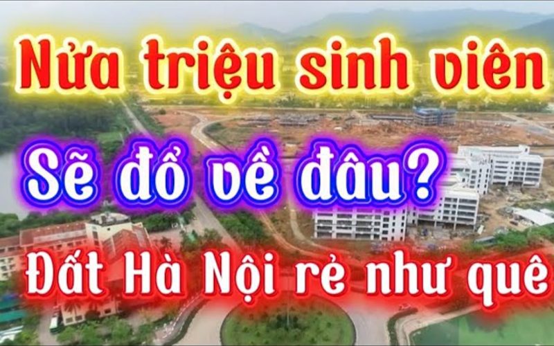 Nửa triệu sinh viên sẽ đổ về đâu: đọc quy hoạch Hà Nội bằng dòng người