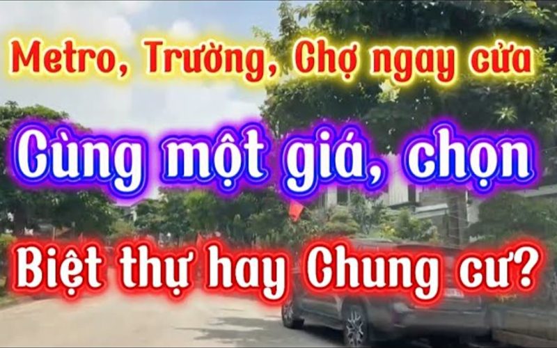Phú Cát City: vì sao biệt thự lại ngang giá chung cư ngay cạnh