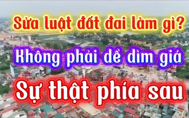 Sửa luật đất đai và chênh lệch địa tô: đất nào dễ mất tiền