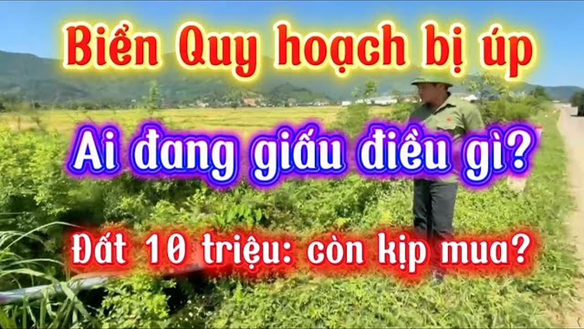 Tấm biển quy hoạch bị úp xuống: bài học thật nằm ở chỗ khác