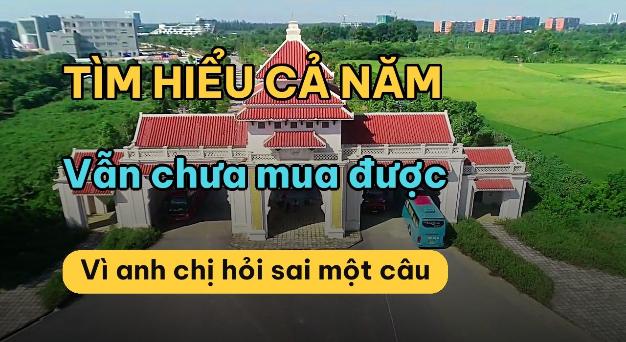 Tìm hiểu đất nền Hòa Lạc cả năm chưa mua được