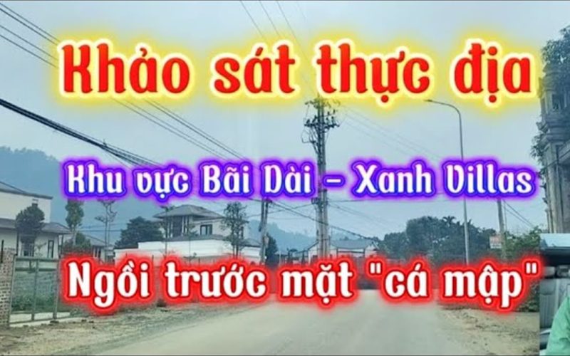 Trục Bãi Dài: đoạn nào dính đất y tế, trường học, cây xanh