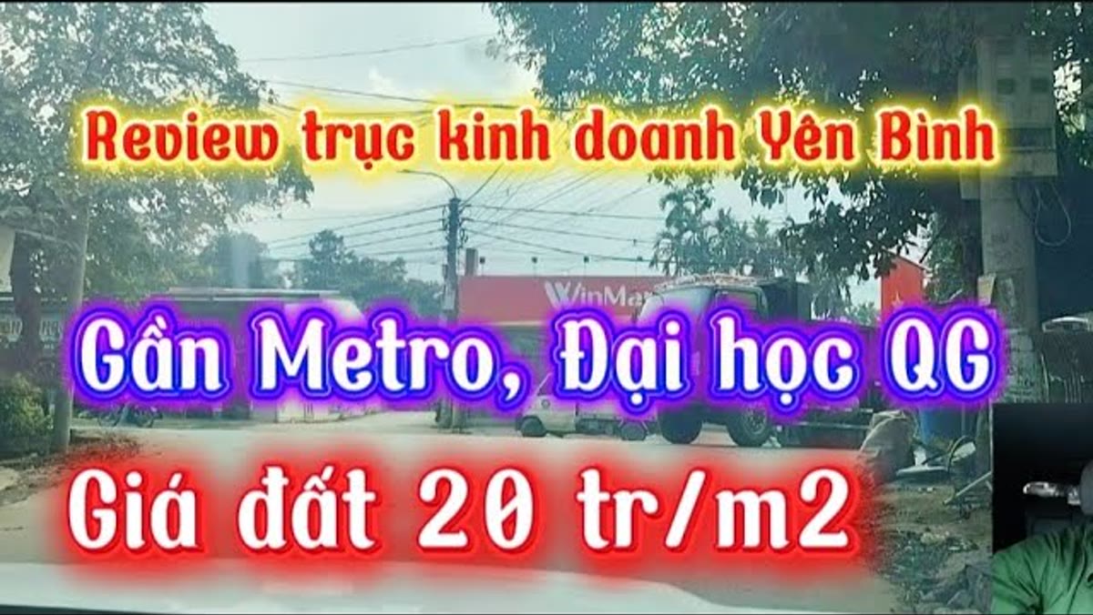 Trục kinh doanh Yên Bình: mặt đường hơn 20 triệu/m2 giữa chợ và 5 trường học