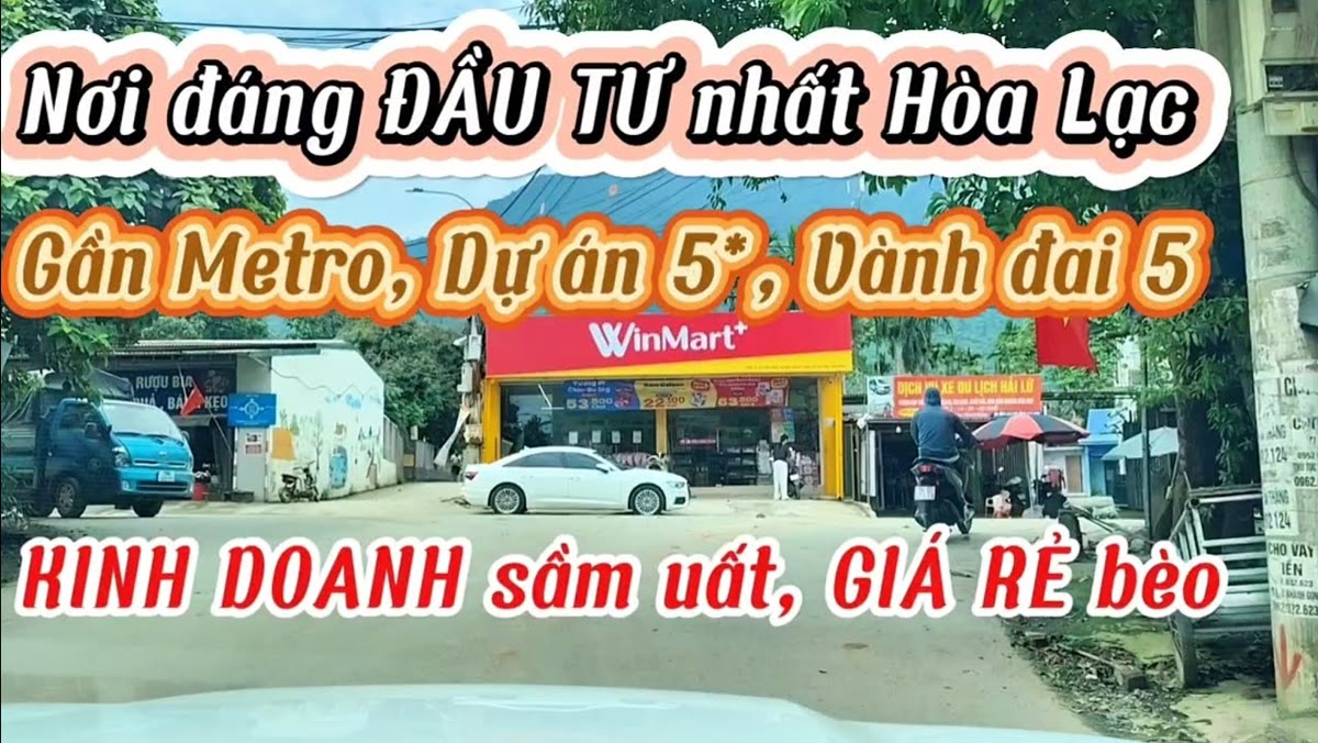 Trục Yên Bình và chỗ kết thúc của đại lộ Thăng Long kéo dài