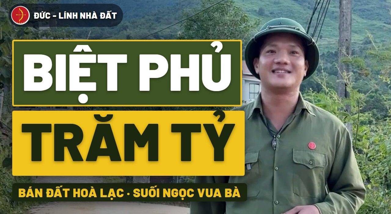 Bán đất Hòa Lạc: 1.616m² Suối Ngọc Vua Bà, 400m² thổ cư, giảm 50%