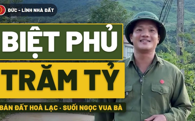 Bán đất Hòa Lạc: 1.616m² Suối Ngọc Vua Bà, 400m² thổ cư, giảm 50%