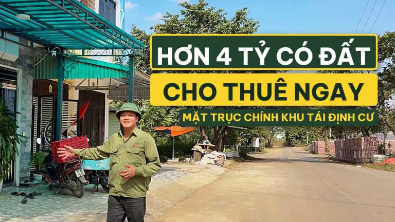Bán đất Hòa Lạc hơn 4 tỷ: 70,4 m² trục chính tái định cư Vai Réo, cách Khu công nghệ cao 120 m