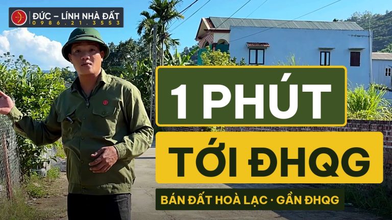 Bán đất Hòa Lạc gần Đại học Quốc gia: lô góc 756m², tổng hơn 50m mặt tiền, hơn 10 triệu/m²