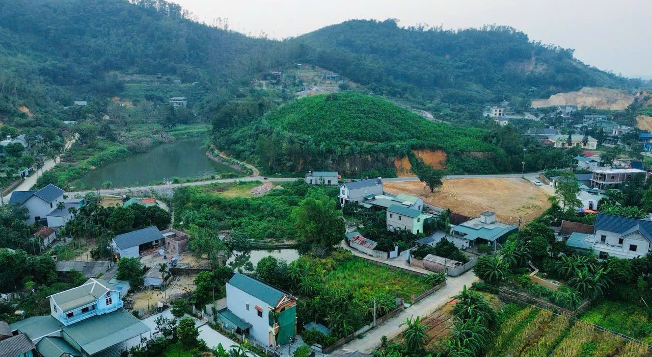 Flycam đất Đồng Chằm, Yên Xuân — đất dòng tiền Hòa Lạc
