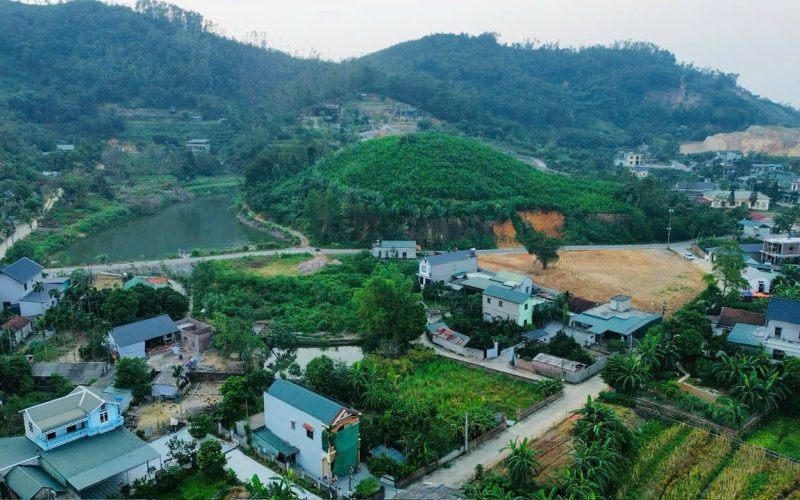 Flycam đất Đồng Chằm, Yên Xuân — đất dòng tiền Hòa Lạc