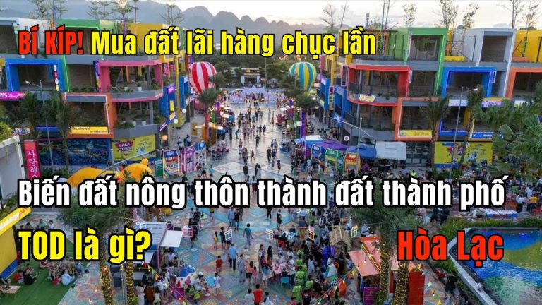 Đất nền Hòa Lạc theo mô hình TOD: chọn vùng hưởng lợi metro đúng cách