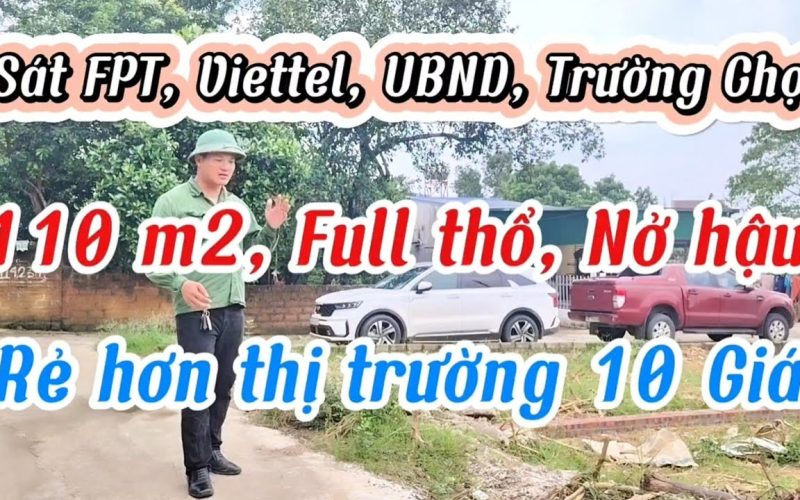Đất nền Hòa Lạc trung tâm Hạ Bằng: chọn lô Sen Trì gần trường, chợ