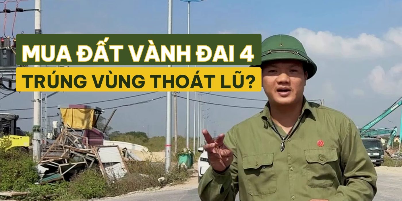 Mua đất Hòa Lạc hay quanh vành đai 4 - vùng thoát lũ sông Đáy